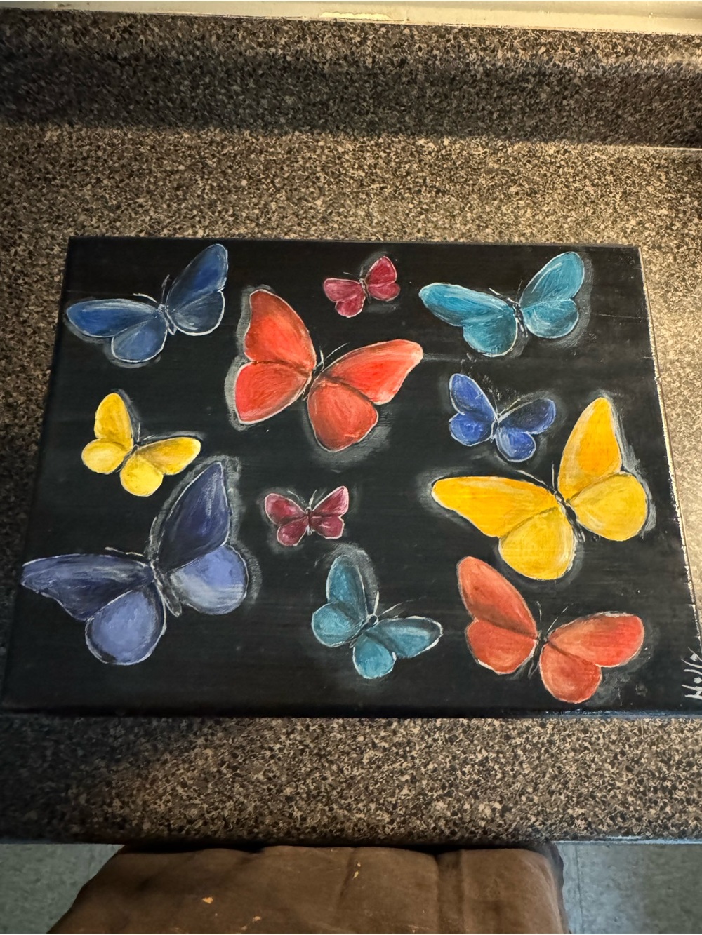 Hand Made Cute Little Stepping Stool or Plant Stand